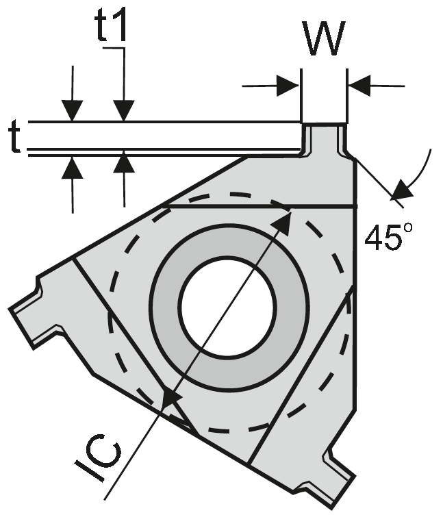3 IR 1,6CD472-0,85VTX zapichovací  destička